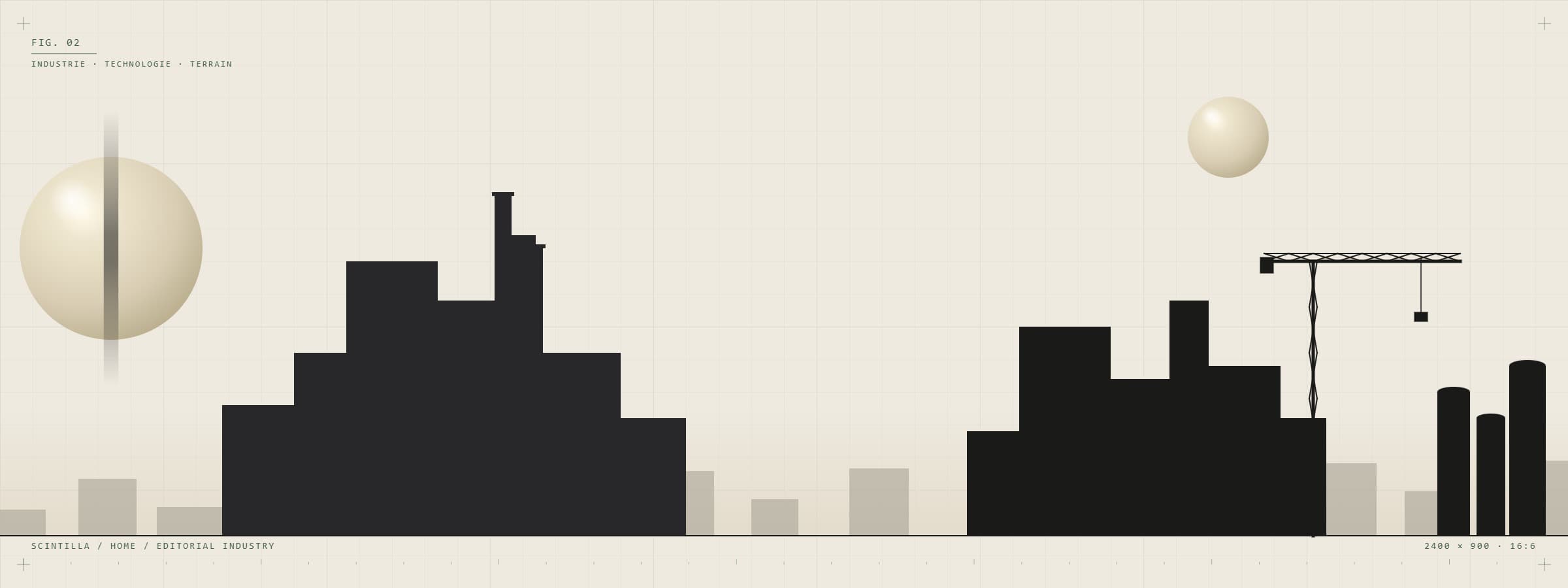 INDUSTRIE · TECHNOLOGIE · TERRAIN